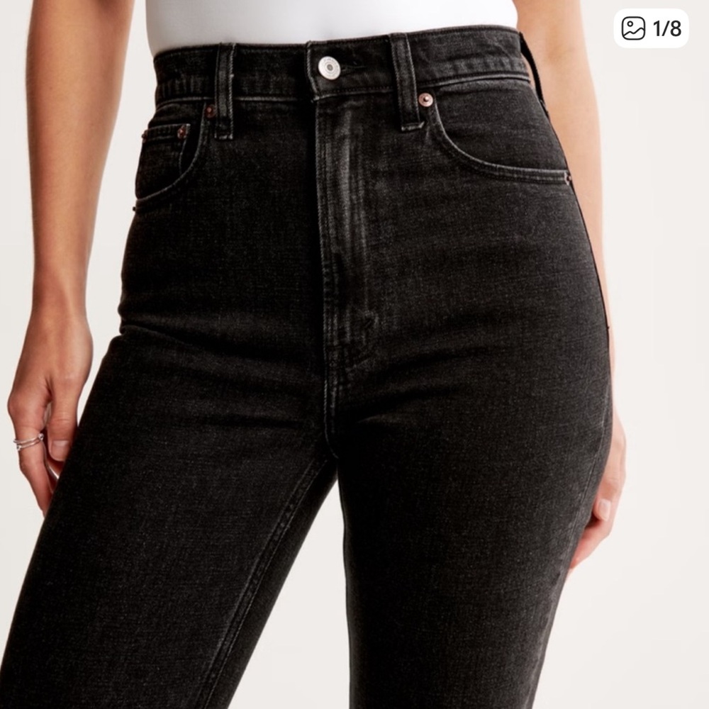 Madewell vintage High Rise Black Jeans